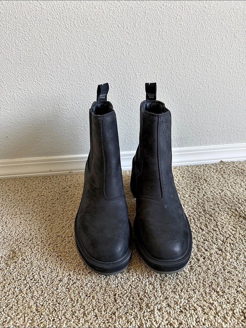 Sorel Joan Now Chelsea Boot Black Ankle Boots